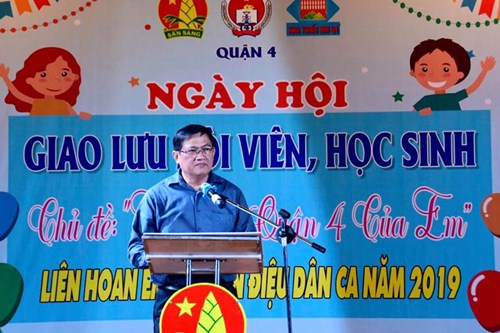 Ngày hội giao lưu học sinh Quận 4
Liên hoan Em yêu làn điệu dân ca năm 2019
